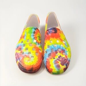 Vans Rainbow Tie-Dye Clogs kids size 2